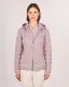 Rosa Steppjacke Wellenstepp Silk-Touch